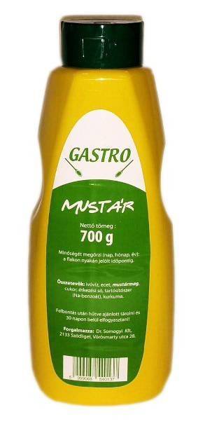 Mustár flakonos Gastro 700g