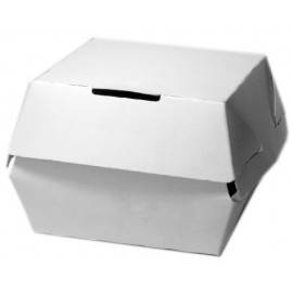 Hamburger csomagoló doboz 11x11x8cm (papír)